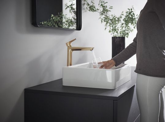 Hansgrohe Waschtischmischer 240 Talis E BBR, ohne Ablaufgarnitur, Farbe bronze Bild 4
