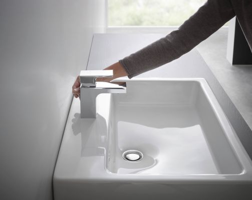 Hansgrohe Waschtischmischer 70 Vernis Shape Metall Ablauf, Farbe chrom Bild 5