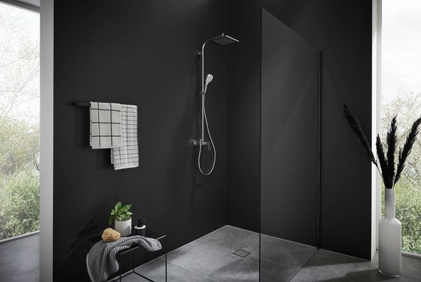 Hansgrohe Showerpipe Crometta E 240 Einhebelmischer, 1383 x 240 x 470 mm, Farbe chrom Bild 2