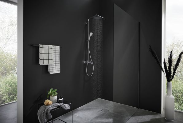 Hansgrohe Showerpipe Crometta E 240 Einhebelmischer, 1383 x 240 x 470 mm, Farbe chrom Bild 3
