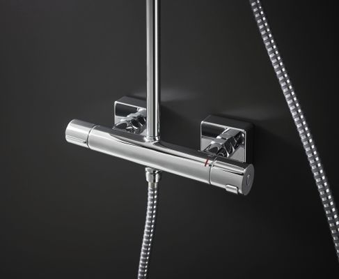Hansgrohe Showerpipe 230 1j Vernis Shape Green, mit Brausethermostat, 1230 x 277 x 512 mm, Farbe chrom Bild 6