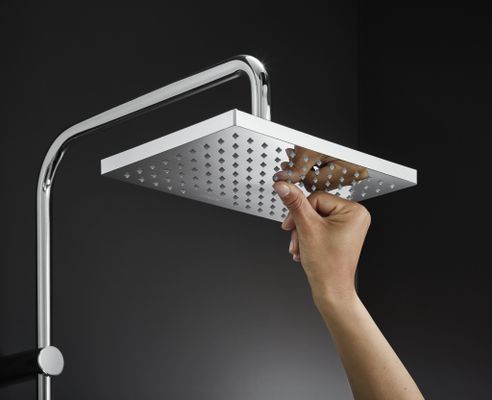 Hansgrohe Showerpipe 230 1jet Vernis Shape, mit Wannenthermostat, 1430 x 276 x 512 mm, Farbe chrom Bild 8