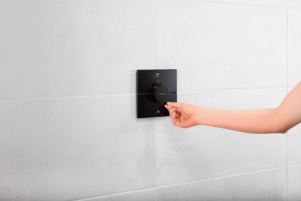 Hansgrohe Fertigset UP-Thermostat ShowerSelect Comfort E, 2 Verbraucher, Farbe schwarz Bild 9