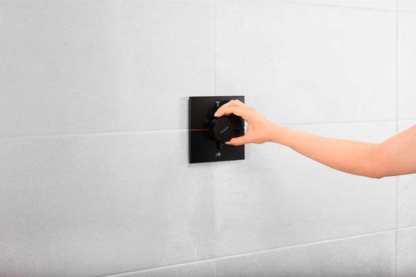 Hansgrohe Fertigset UP-Thermostat ShowerSelect Comfort E, 2 Verbraucher, Farbe schwarz Bild 10