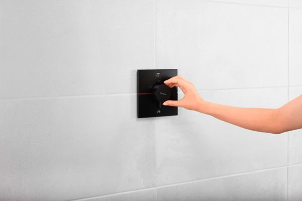 Hansgrohe Fertigset UP-Thermostat ShowerSelect Comfort E, 2 Verbraucher, Farbe schwarz Bild 11