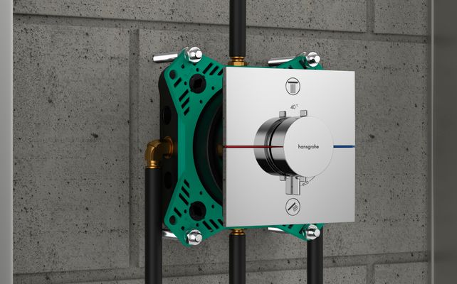Hansgrohe Fertigset UP-Thermostat ShowerSelect Comfort E, 2 Verbraucher, Farbe chrom Bild 24