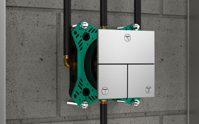 Hansgrohe Fertigset UP-Absperrventil ShowerSelect Comfort E, 3 Verbraucher, Farbe chrom Bild 4