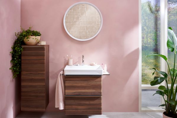 Hansgrohe Waschtisch Xelu Q 600 x 480 mm mi.Hahnloch oh.Überlauf, SmartClean weiss, 130 x 480 mm, Farbe weiß Bild 17