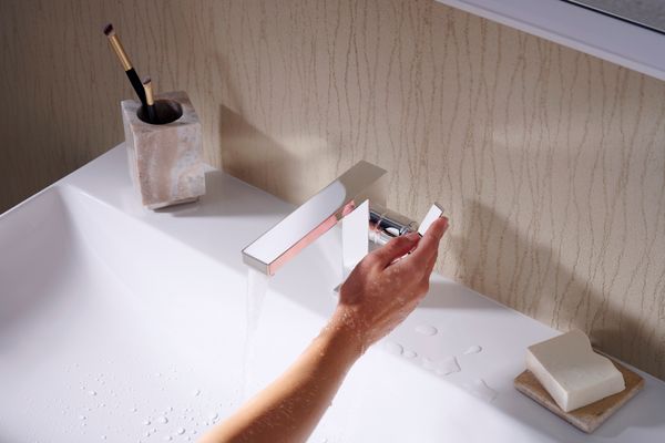 Hansgrohe Waschtisch Xelu Q 800 x 480 mm mit Hahnloch oh.Überlauf, SmartClean weiss, 130 x 480 mm, Farbe weiß Bild 16