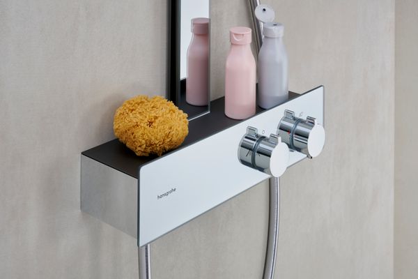 Hansgrohe Showerpipe Rainfinity 350 Kopfbrause 360 mm, 1101 x 370 x 586 mm, Farbe chrom Bild 2