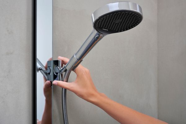 Hansgrohe Showerpipe Rainfinity 350 Kopfbrause 360 mm, 1101 x 370 x 586 mm, Farbe chrom Bild 4