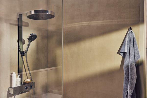 Hansgrohe Showerpipe Rainfinity 350 Kopfbrause 360 mm, 1101 x 370 x 586 mm, Farbe chrom Bild 9