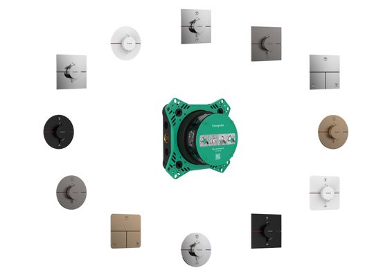 Hansgrohe Fertigset UP-Thermostat ShowerSelect Comfort E, 2 Verbraucher, Farbe chrom Bild 2