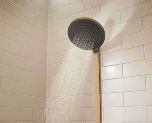 Hansgrohe Showerpipe Pulsify S 260 2j EcoSmart, mit Brausethermostat Aufputz BBR, 1104 x 413 x 276 mm, Farbe bronze Bild 5