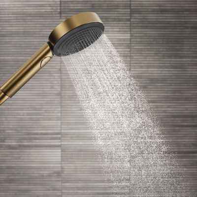Hansgrohe Handbrause Pulsify S 105 3jet EcoSmart Relaxation BBR, Farbe bronze Bild 9