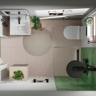 Hansgrohe Handwaschbecken Xevolos E 360 x 250 mm mit Hah.rechts ohne Überlauf, SmartClean weiss, 110 x 250 mm, Farbe weiß Bild 3