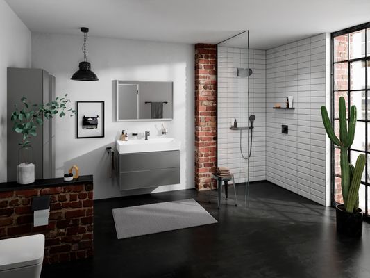 Hansgrohe Handbrause Rainfinity 130 3jet Ø, 3-Strahl, matt, 130 mm, Farbe schwarz Bild 16