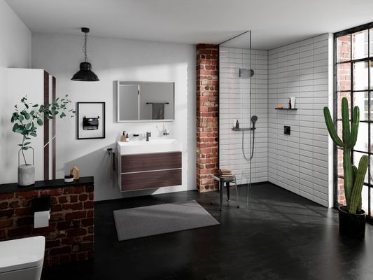 Hansgrohe Handbrause Rainfinity 130 3jet Ø, 3-Strahl, matt, 130 mm, Farbe schwarz Bild 21