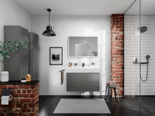Hansgrohe Handbrause Rainfinity 130 3jet Ø, 3-Strahl, matt, 130 mm, Farbe schwarz Bild 22