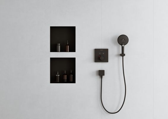 Hansgrohe Wandnische XtraStoris Minimalistic rahmenlos 300 x 300 x 100 mm MSW, 390 x 390 mm Bild 27