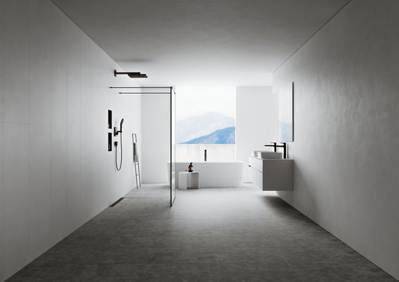 Hansgrohe Wandnische XtraStoris Minimalistic rahmenlos 300 x 300 x 100 mm MSW, 390 x 390 mm Bild 29