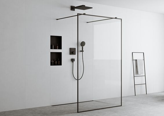 Hansgrohe Wandnische XtraStoris Minimalistic rahmenlos 300 x 300 x 100 mm MSW, 390 x 390 mm Bild 31