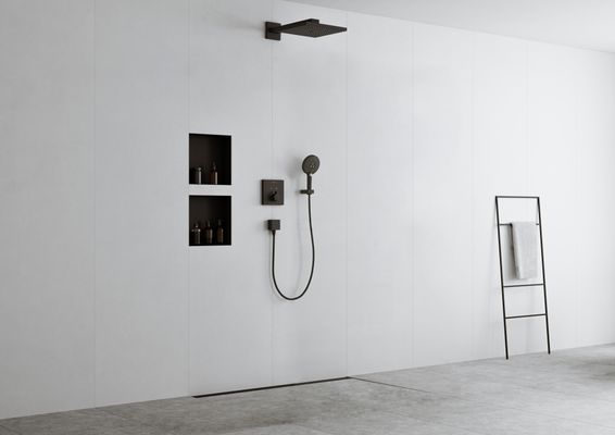 Hansgrohe Wandnische XtraStoris Minimalistic rahmenlos 300 x 300 x 100 mm MSW, 390 x 390 mm Bild 32