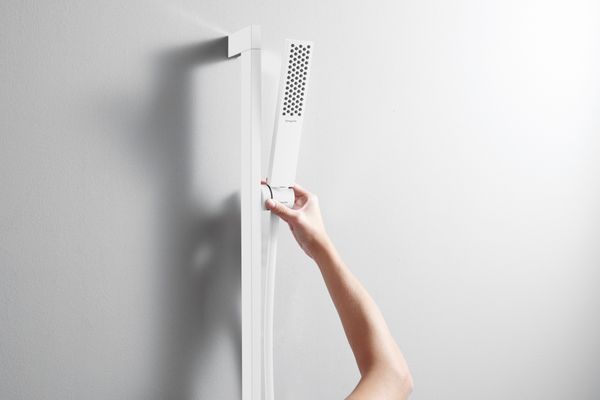 Hansgrohe Brauseset Pulsify E 1jet mit Unica Brausestange Typ 90 matt, Farbe weiß Bild 3