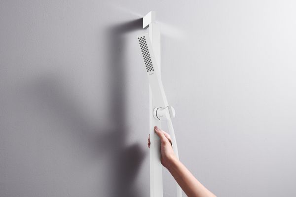 Hansgrohe Brauseset Pulsify E 1jet mit Unica Brausestange Typ 90 matt, Farbe weiß Bild 4