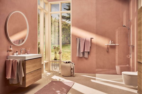 Hansgrohe Waschtisch Xelu Q 800 x 480 mm mit Hahnloch oh.Überlauf, SmartClean weiss, 130 x 480 mm, Farbe weiß Bild 58