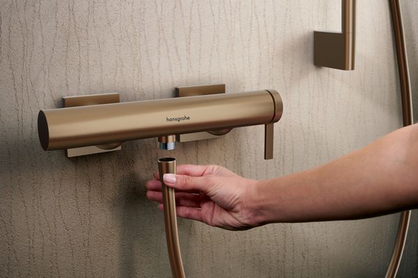 Hansgrohe Brausemischer Aufputz Tecturis E BBR, Farbe bronze Bild 2