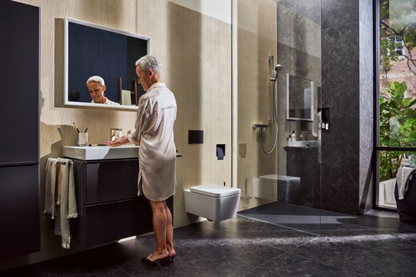 Hansgrohe WTM 110 Tecturis E Fine CoolStart, mit Zugstangen-Ablaufgarnitur, Farbe chrom Bild 4