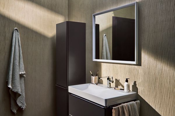 Hansgrohe Waschtisch Xelu Q 800 x 480 mm mit Hahnloch oh.Überlauf, SmartClean weiss, 130 x 480 mm, Farbe weiß Bild 65