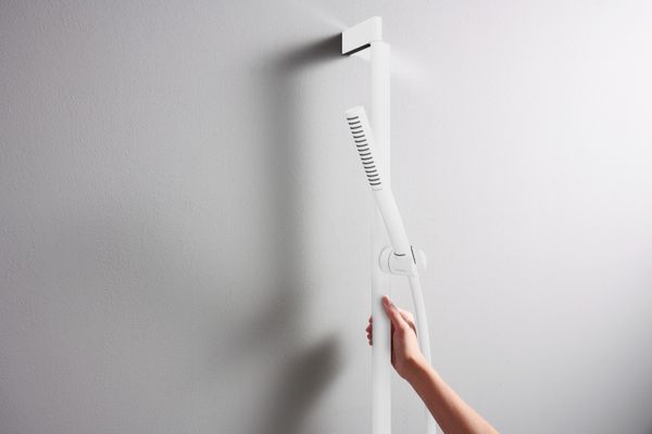Hansgrohe Brauseset Pulsify S 100 1j EcoSmart+, mit Brausestange Typ 65 matt, Farbe weiß Bild 5