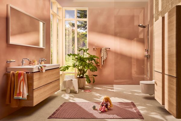 Hansgrohe Showerpipe Pulsify S 260 2-strahlig, mit AP-Brausethermostat, 1104 x 413 x 276 mm, Farbe chrom Bild 47