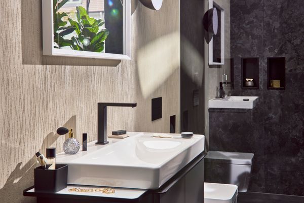 Hansgrohe Waschtisch Xelu Q 800 x 480 mm mit Abla.rech./2 Hah.ohne ÜBL, SmartClean weiss, 130 x 480 mm, Farbe weiß Bild 27