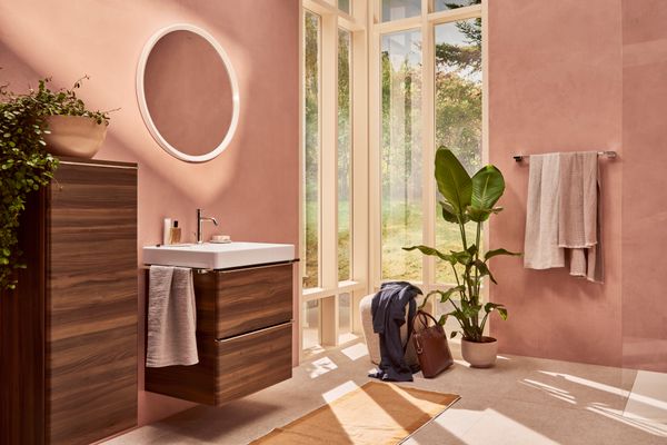 Hansgrohe Waschtisch Xelu Q 600 x 480 mm mi.Hahnloch oh.Überlauf, SmartClean weiss, 130 x 480 mm, Farbe weiß Bild 26