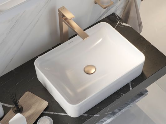 Hansgrohe Waschtischmischer 260 Metropol, mit Push-Open Ablaufgarnitur BBR, Farbe bronze Bild 12