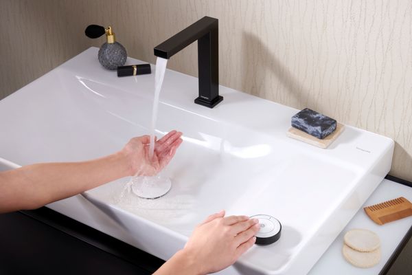 Hansgrohe Waschtisch Xelu Q 800 x 480 mm mit Abla.rech./2 Hah.ohne ÜBL, SmartClean weiss, 130 x 480 mm, Farbe weiß Bild 12