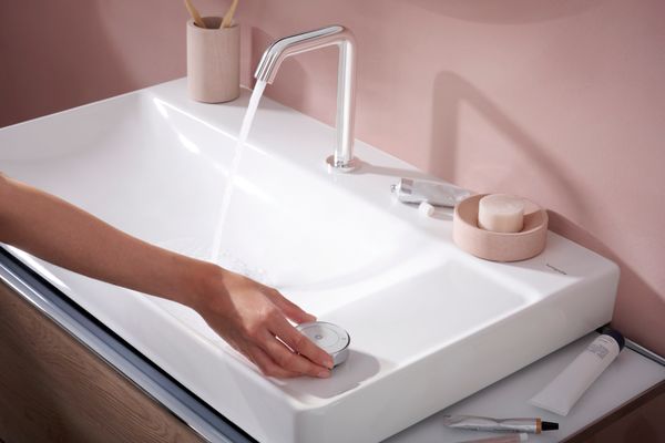 Hansgrohe Waschtisch Xelu Q 800 x 480 mm mit Abla.rech./2 Hah.ohne ÜBL, SmartClean weiss, 130 x 480 mm, Farbe weiß Bild 18