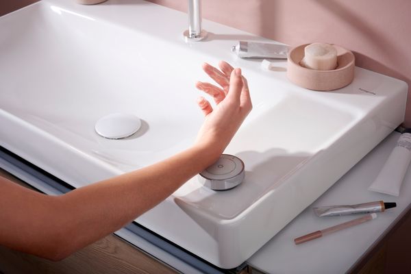 Hansgrohe Waschtisch Xelu Q 800 x 480 mm mit Abla.rech./2 Hah.ohne ÜBL, SmartClean weiss, 130 x 480 mm, Farbe weiß Bild 20