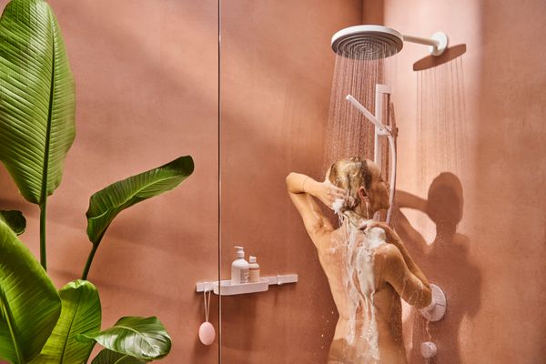 Hansgrohe Brausearm S 390 mm matt, 419 mm, Farbe weiß Bild 4