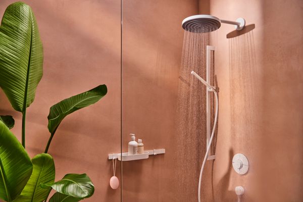 Hansgrohe Brausearm S 390 mm matt, 419 mm, Farbe weiß Bild 6