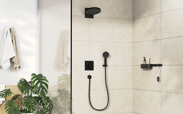 Hansgrohe Fertigset UP-Mischer DuoTurn E, 2 Verbraucher, Farbe schwarz Bild 4