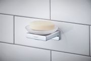 Hansgrohe Seifenschale AddStoris verchromt, 52 x 107 x 109 mm, Farbe hochglanz Bild 2