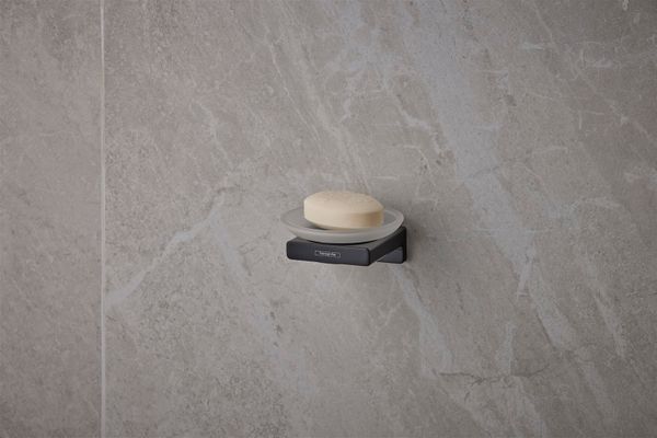 Hansgrohe Seifenschale AddStoris, 52 x 107 x 109 mm, Farbe schwarz Bild 3