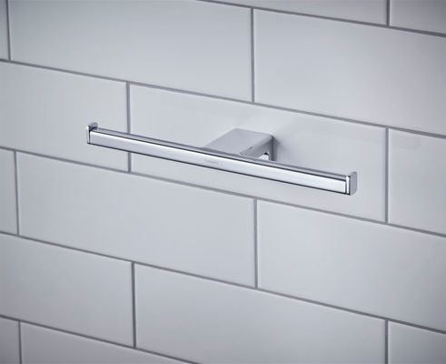 Hansgrohe Doppel-Papierrollenhalter AddStoris, ohne Deckel, 32 x 78 x 78 mm, Farbe chrom Bild 3