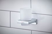 Hansgrohe Zahnputzbecher AddStoris verchromt, 94 x 81 x 91 mm, Farbe hochglanz Bild 3