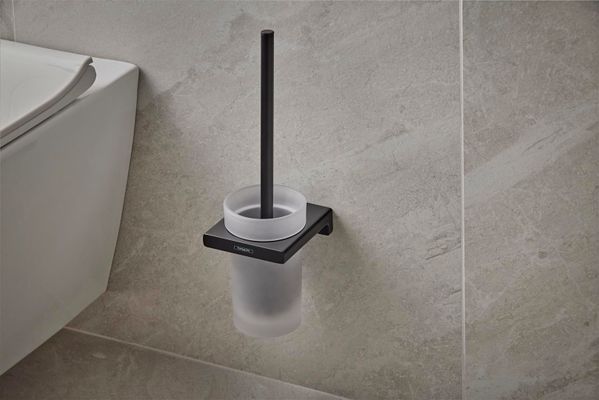 Hansgrohe Bürstengarnitur AddStoris Wandmontage, Farbe schwarz Bild 2