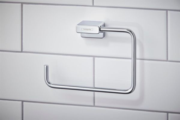 Hansgrohe Handtuchring AddStoris, 120 x 40 x 40 mm, Farbe chrom Bild 3